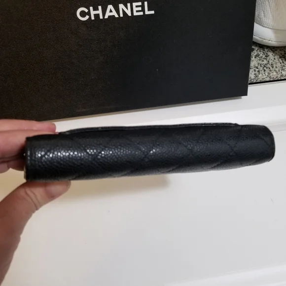 🆕️Chanel XL Caviar Flap Trifold Wallet - Picture 9 of 17